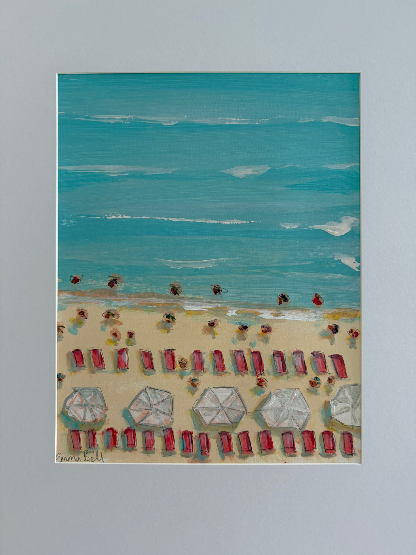 Red Loungers  11x14