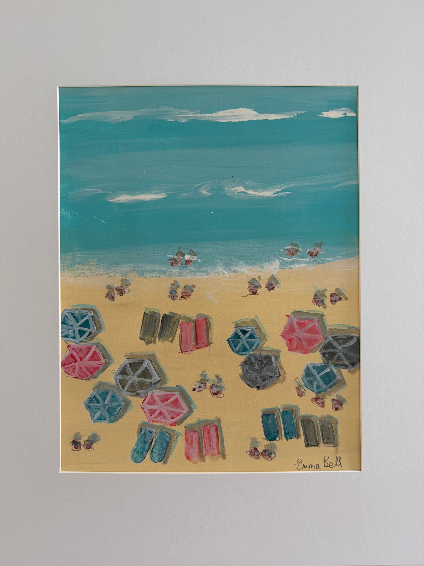 Mixed Umbrellas  11x14