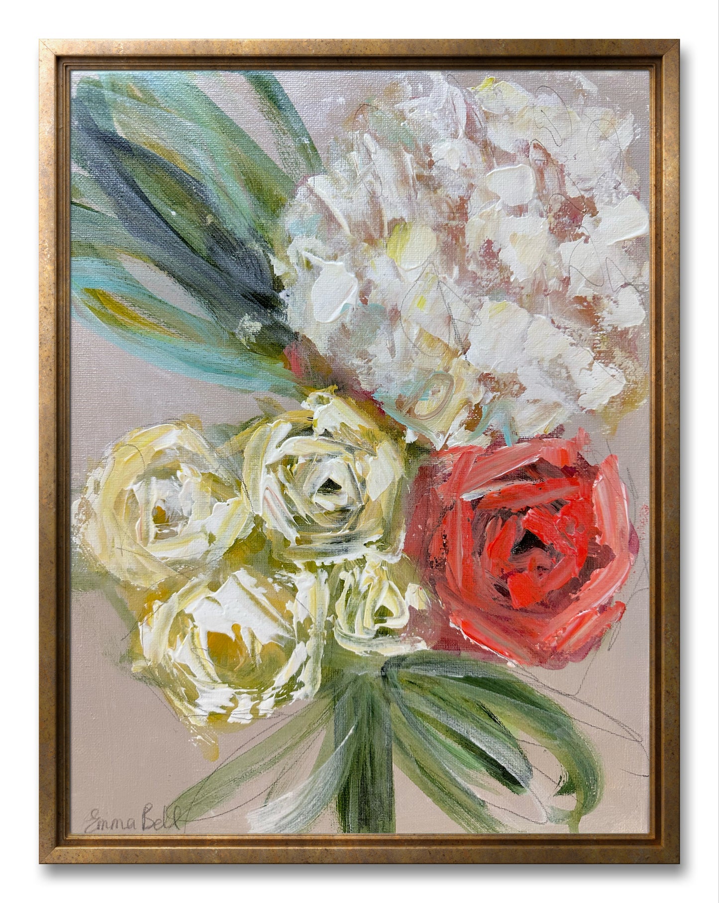 Rose and Hydrangea Bouquet