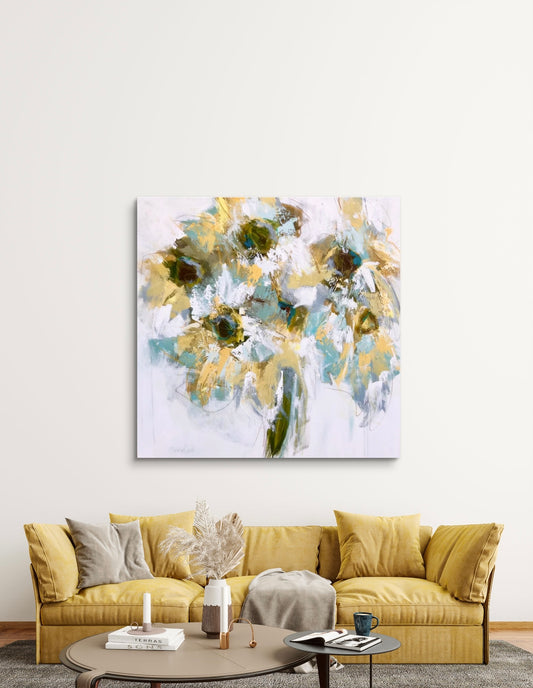 Sunflower Dance Abstract