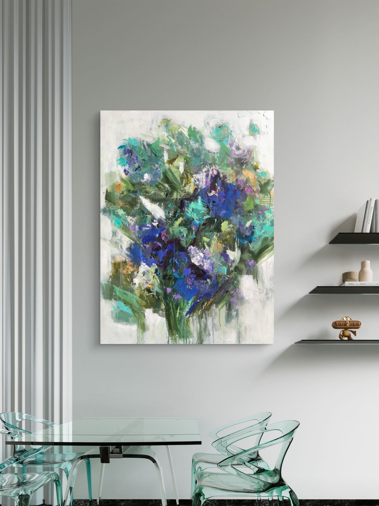 Abstract Iris Bloom