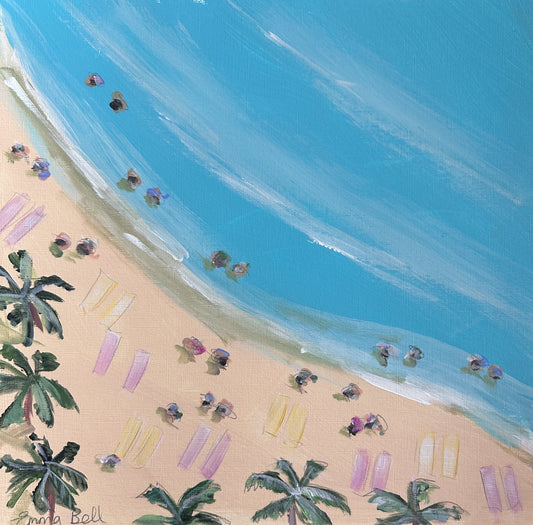 Small Beach painting