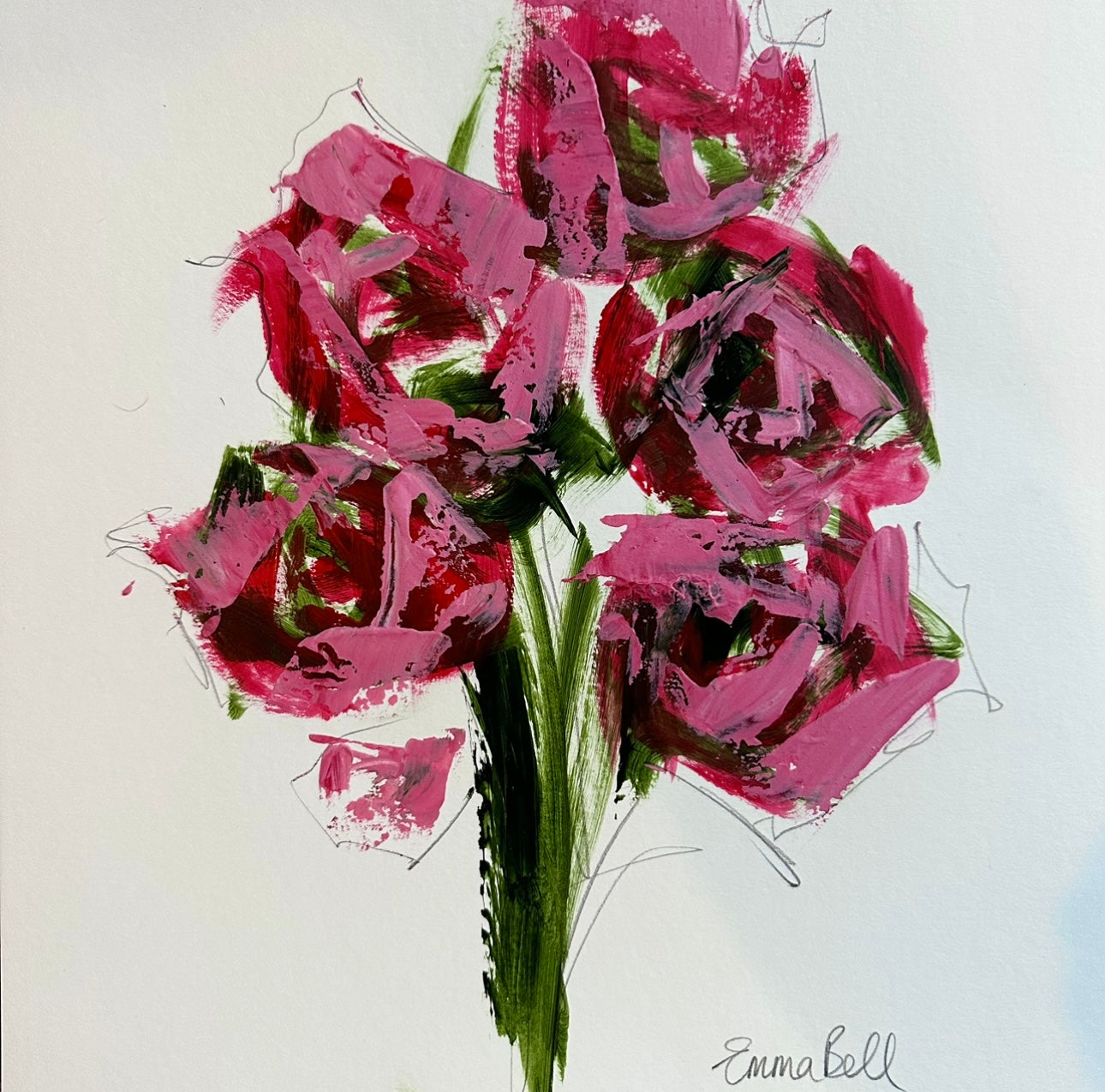 Small floral painting