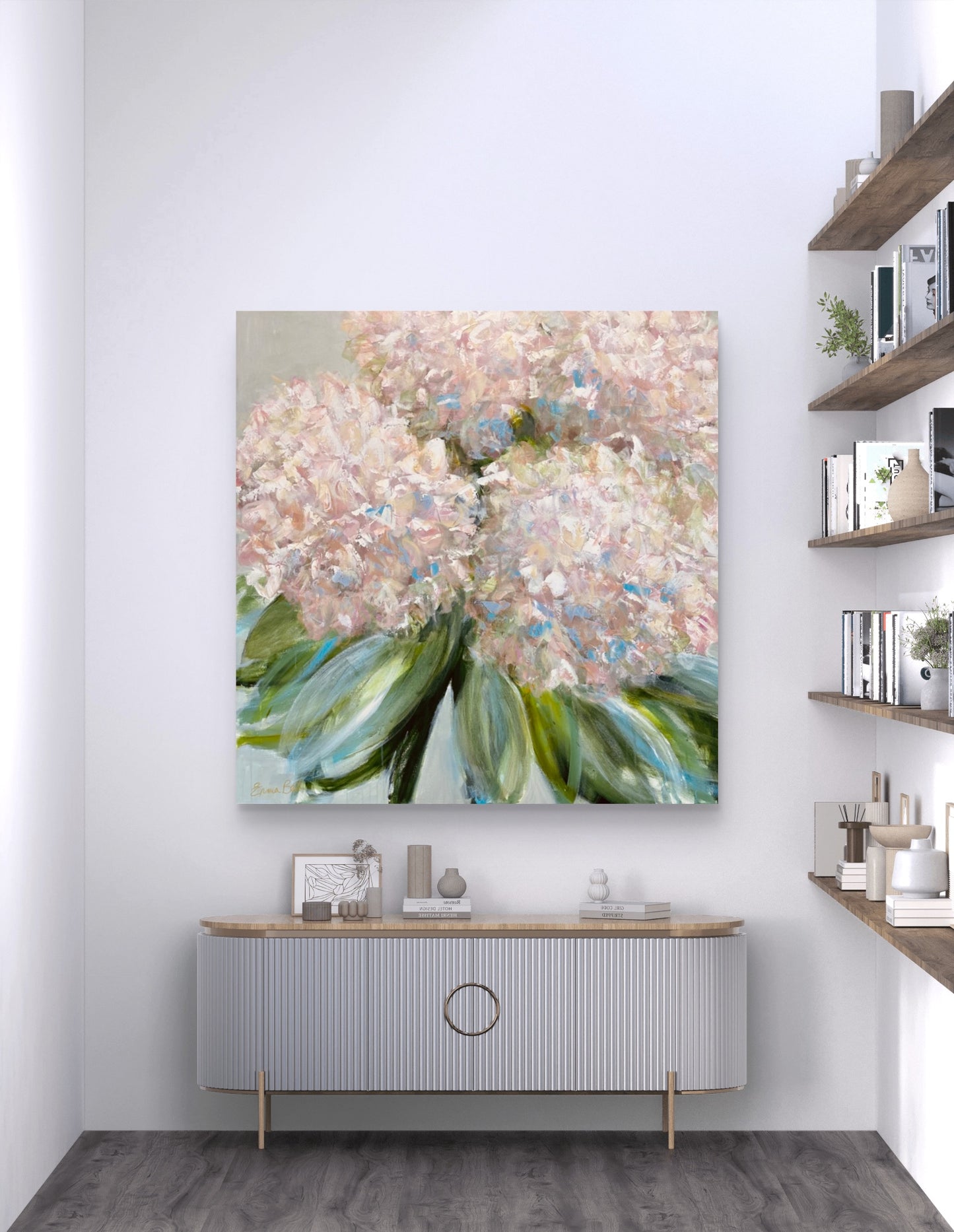 Pale Blush Hydrangeas