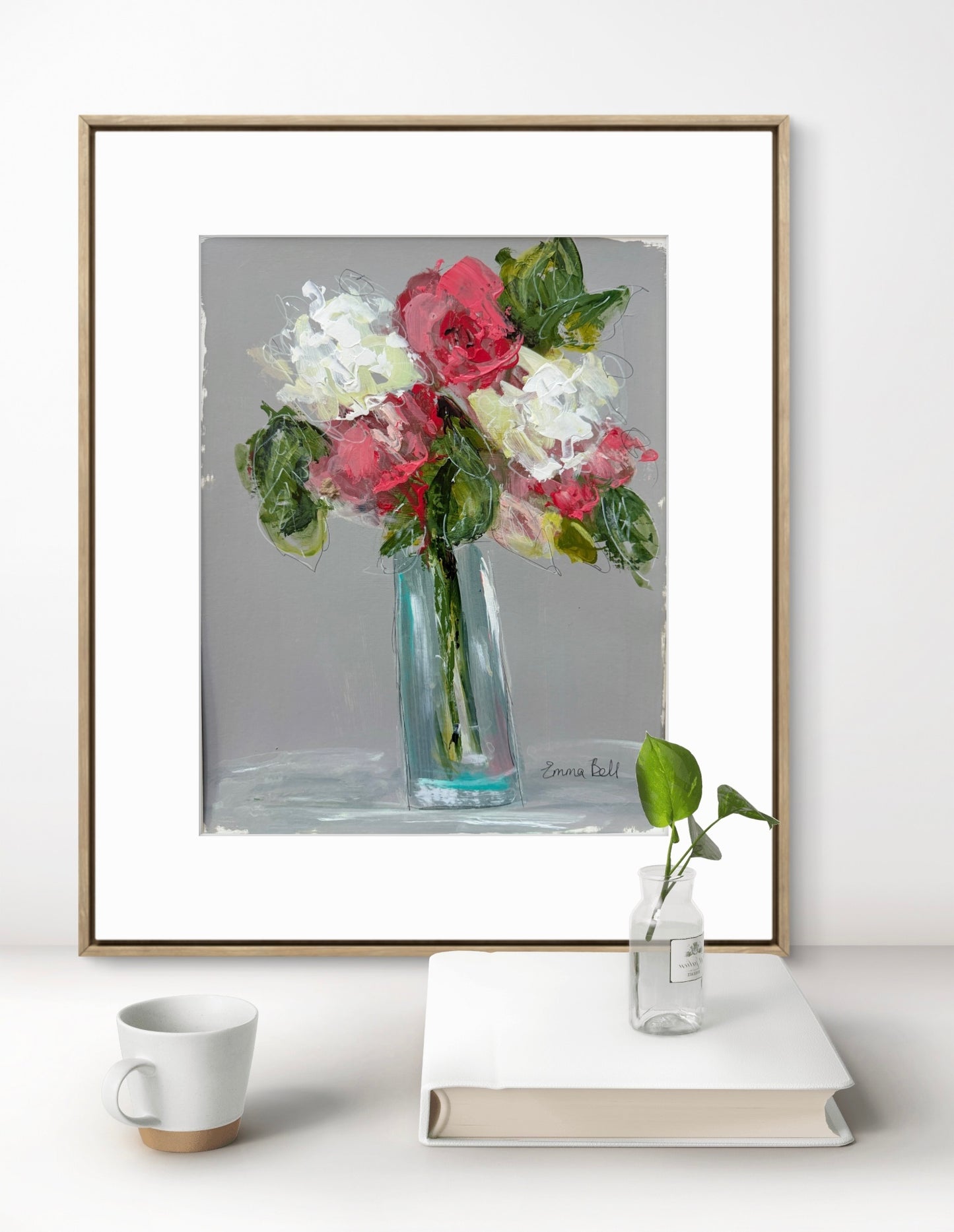 Roses and Hydrangeas 11x14