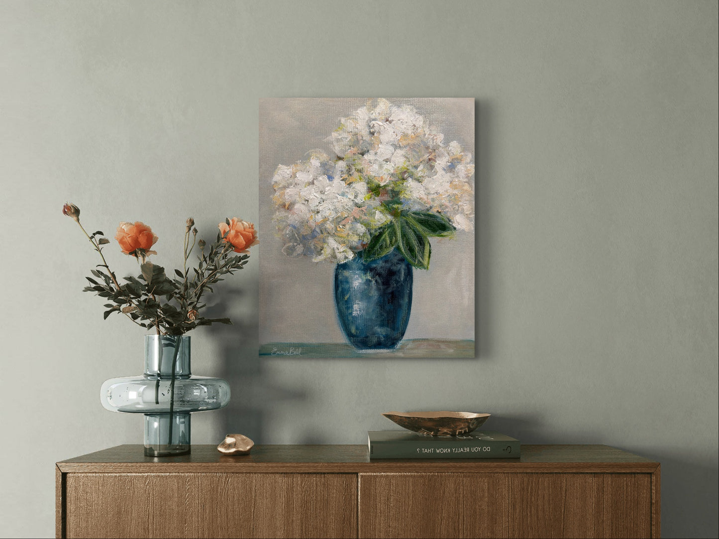 Pale Hydrangea Bloom