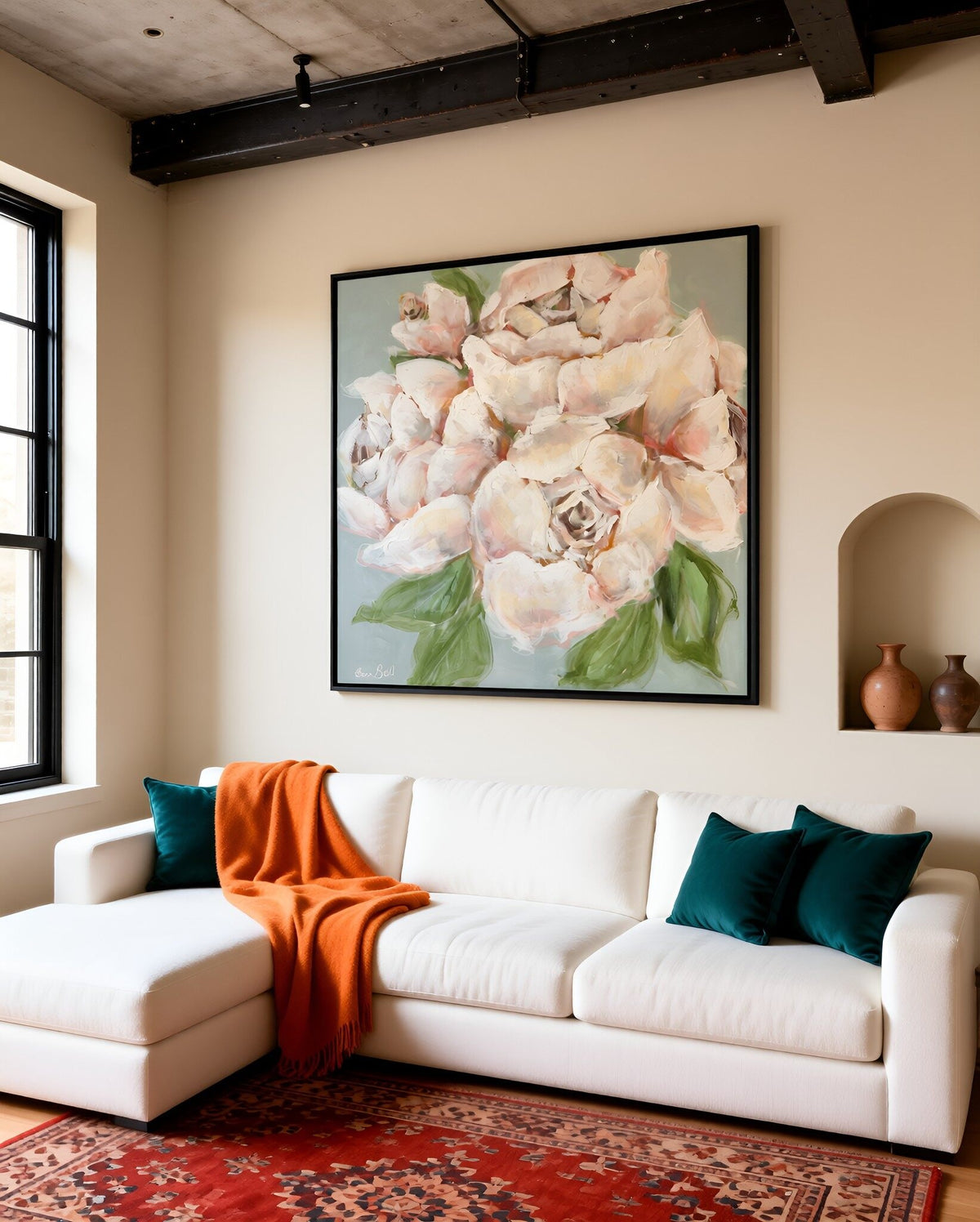 White Peony Bloom