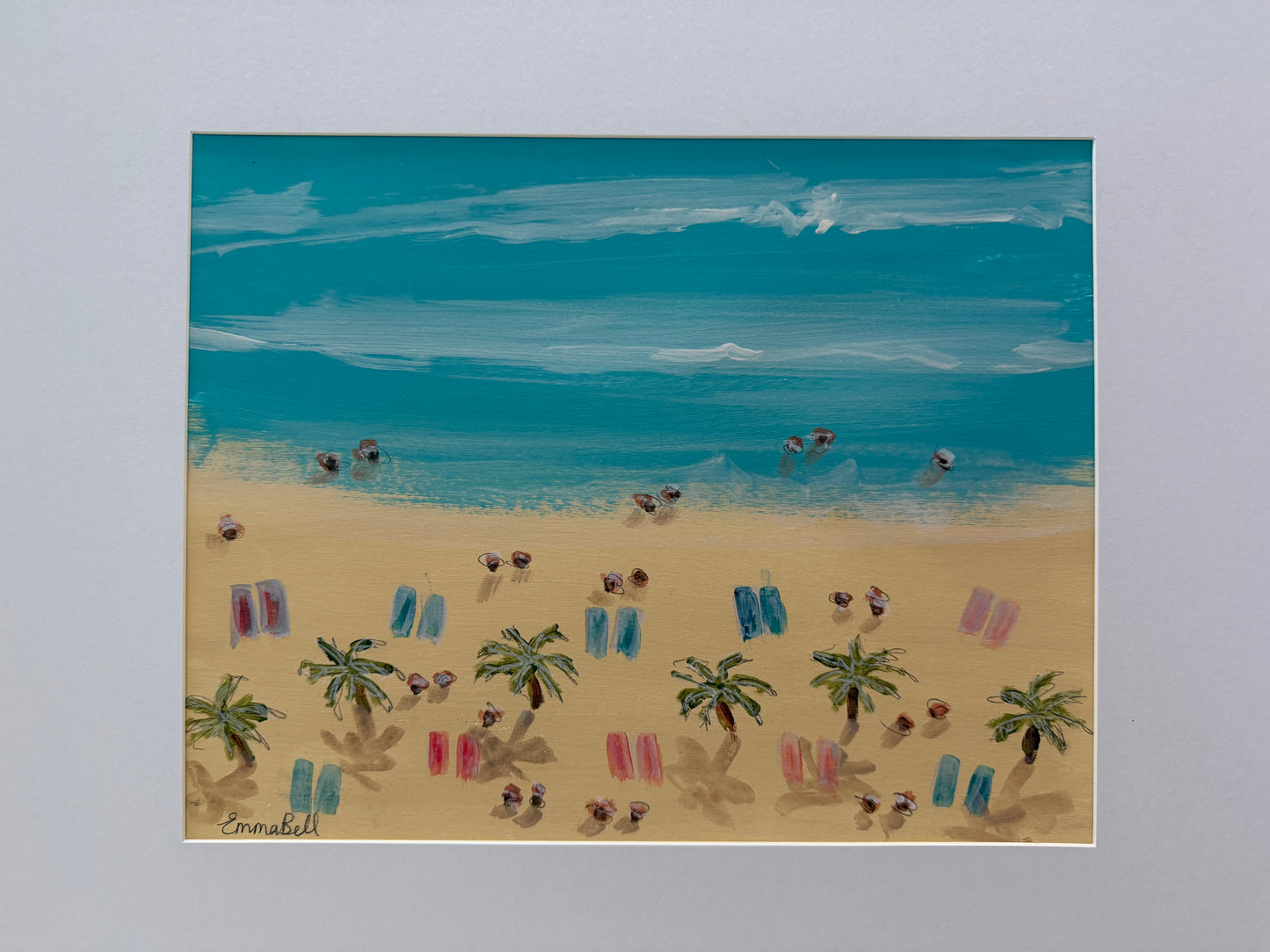 Palm Tree Bay 11x14