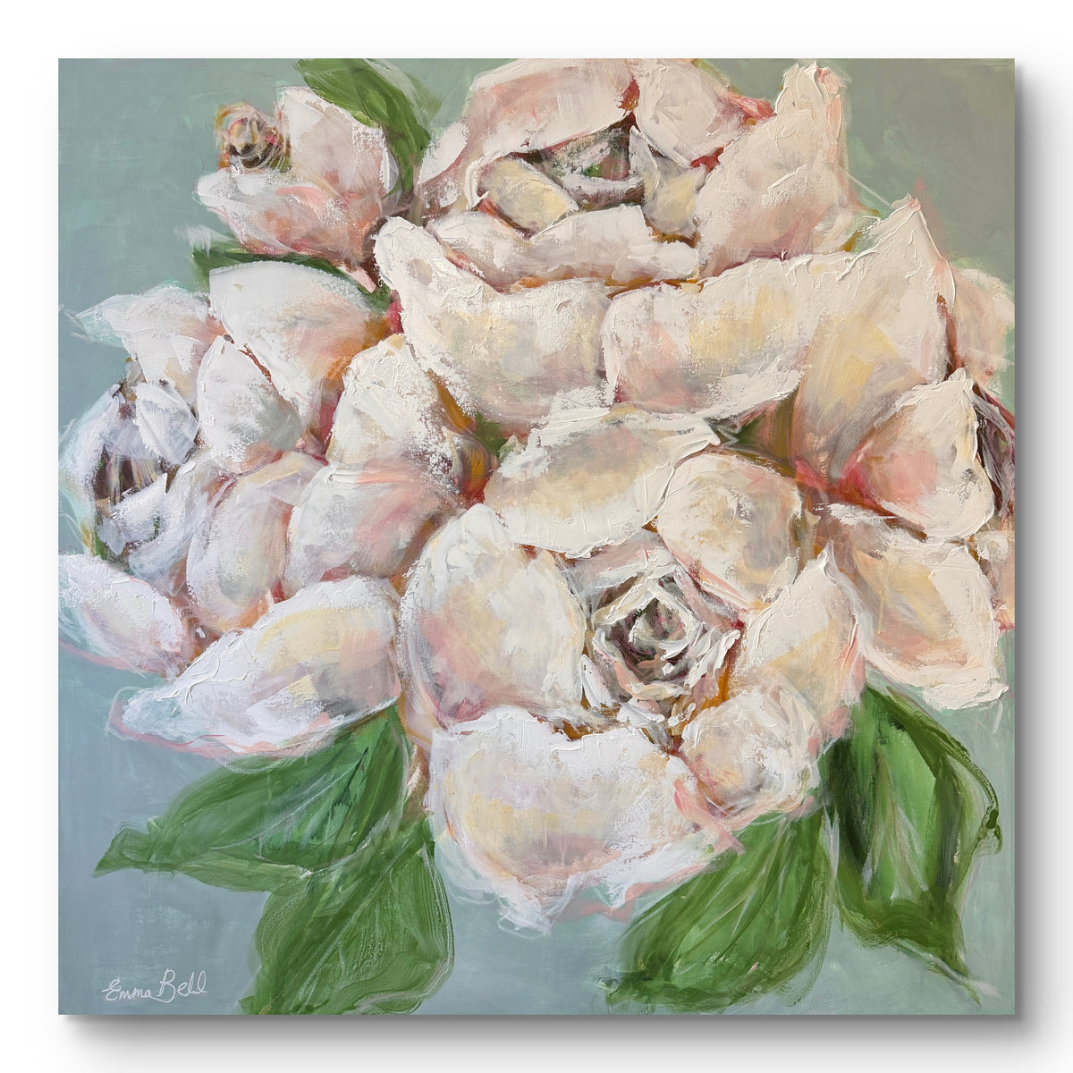 White Peony Bloom