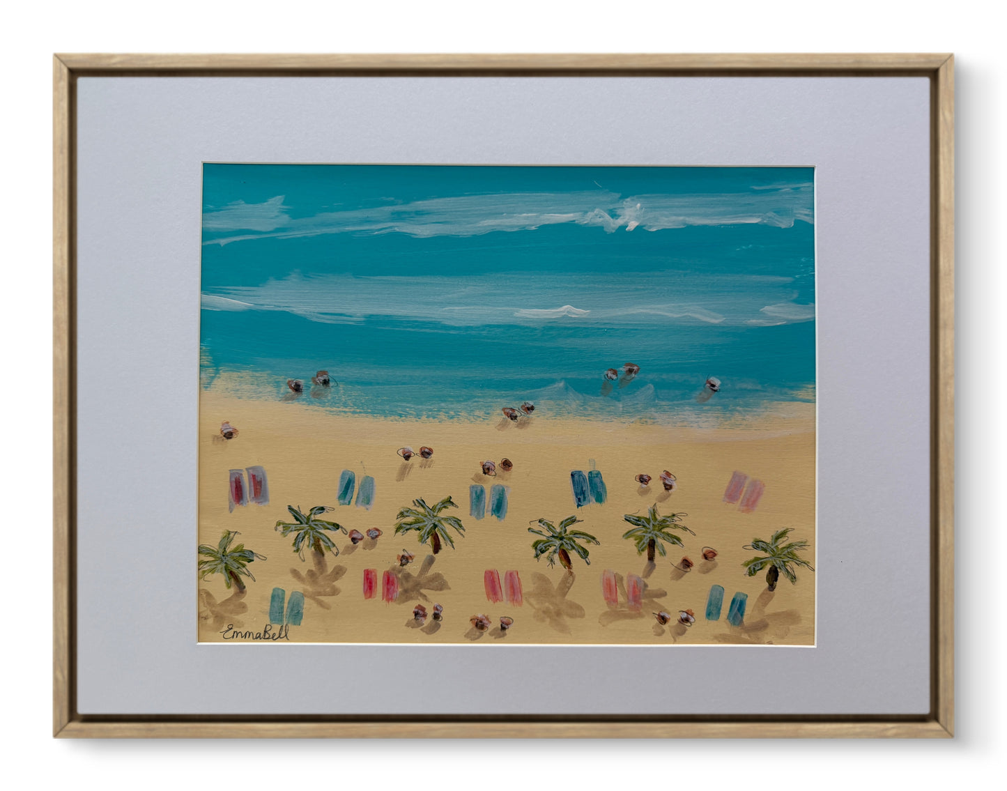 Palm Tree Bay 11x14