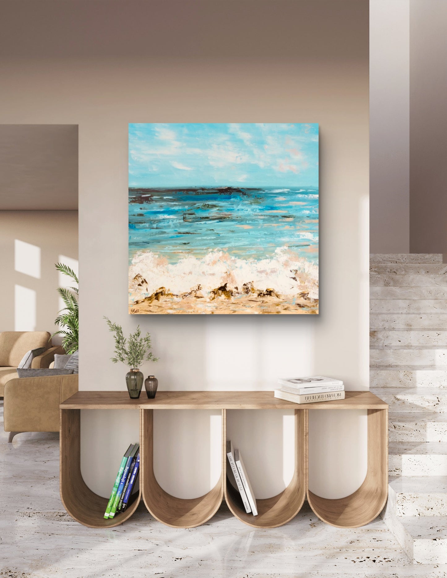Aqua seascape