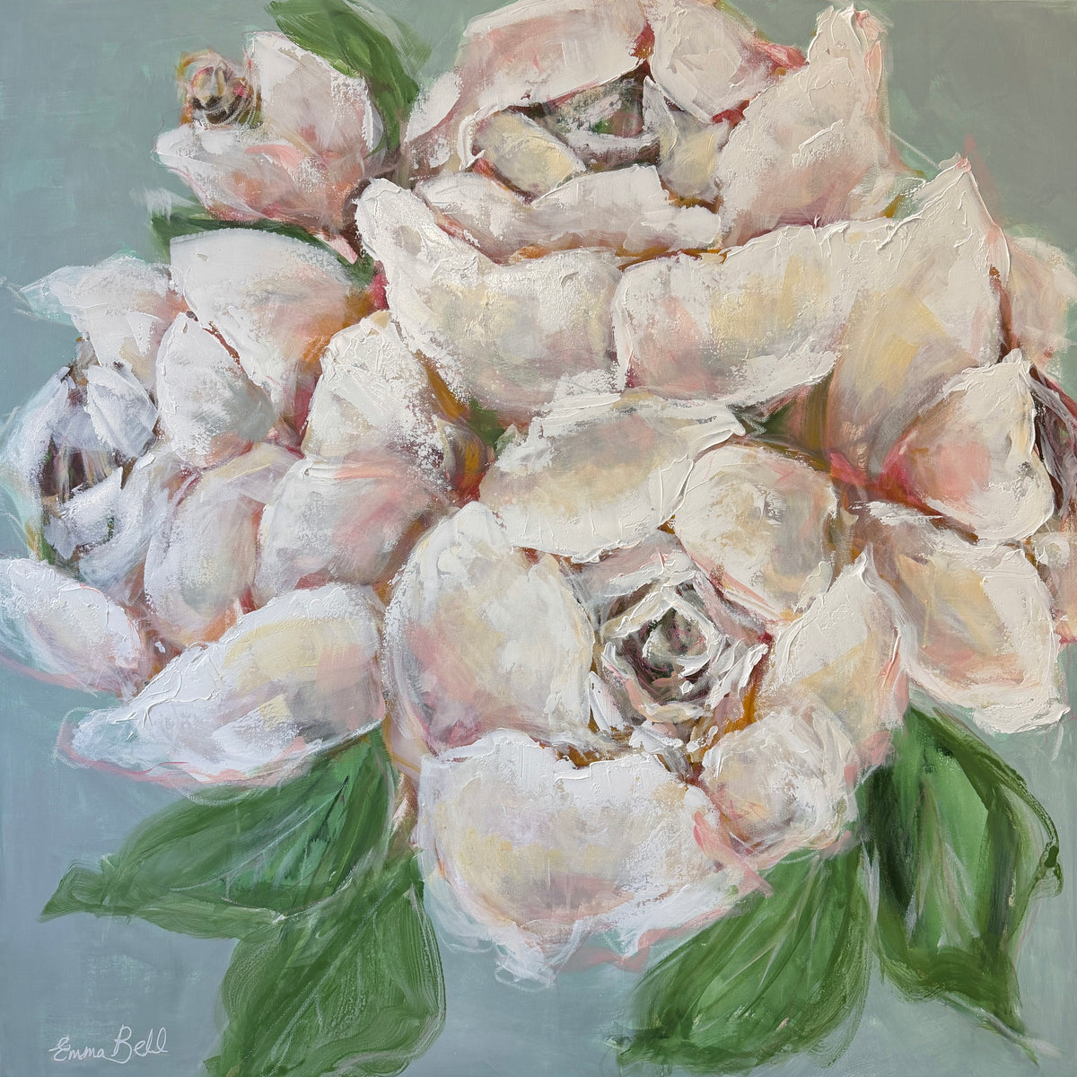 White Peony Bloom