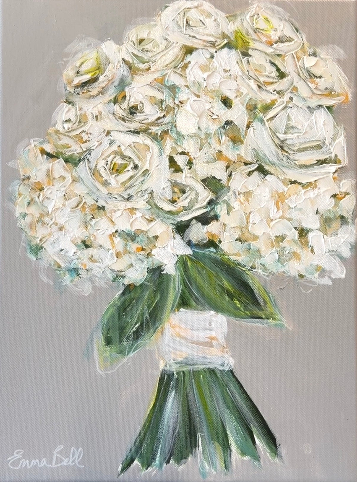 Wedding Bouquet Commission 12x16