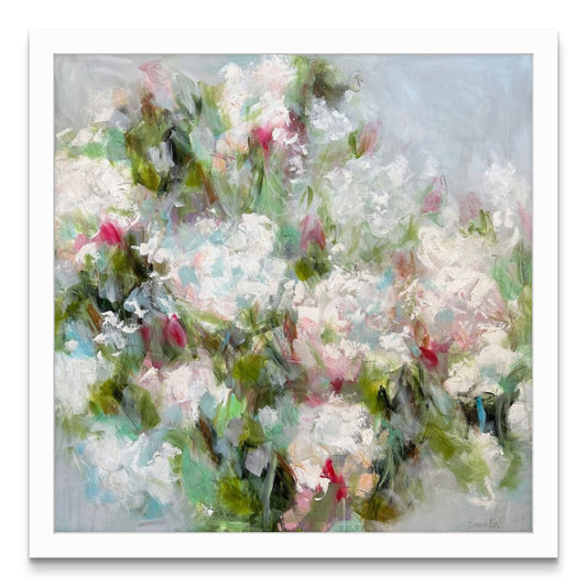 Misty White Hydrangeas