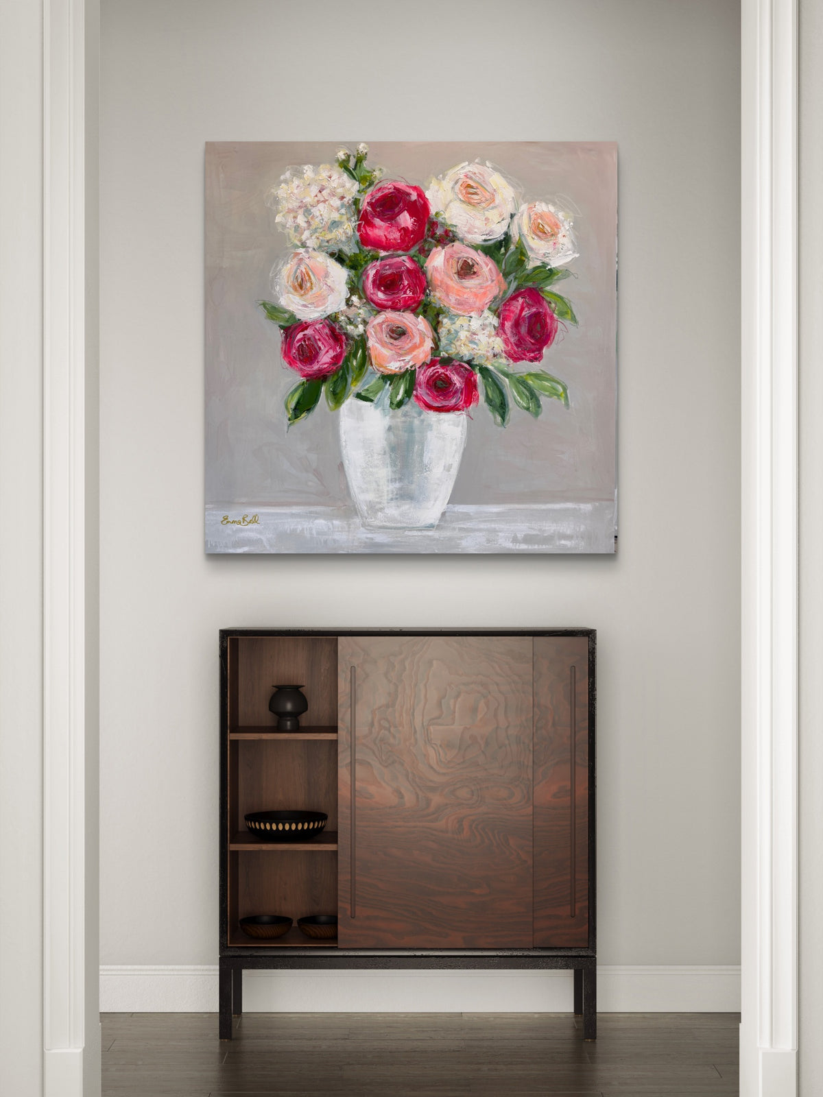 Peony and Hydrangea Bouquet