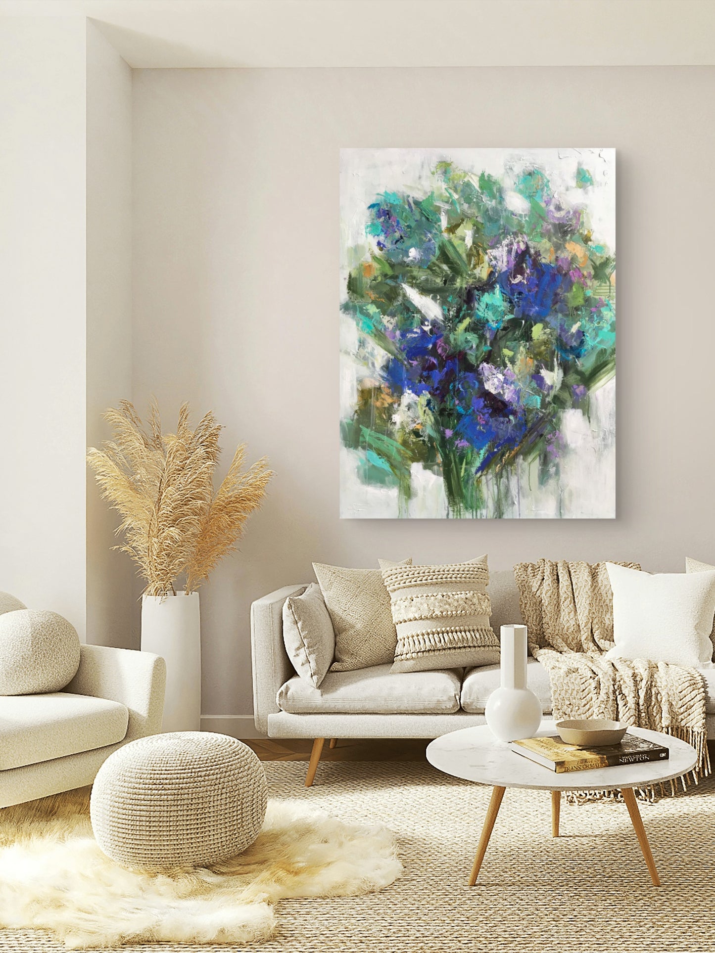 Abstract Iris Bloom