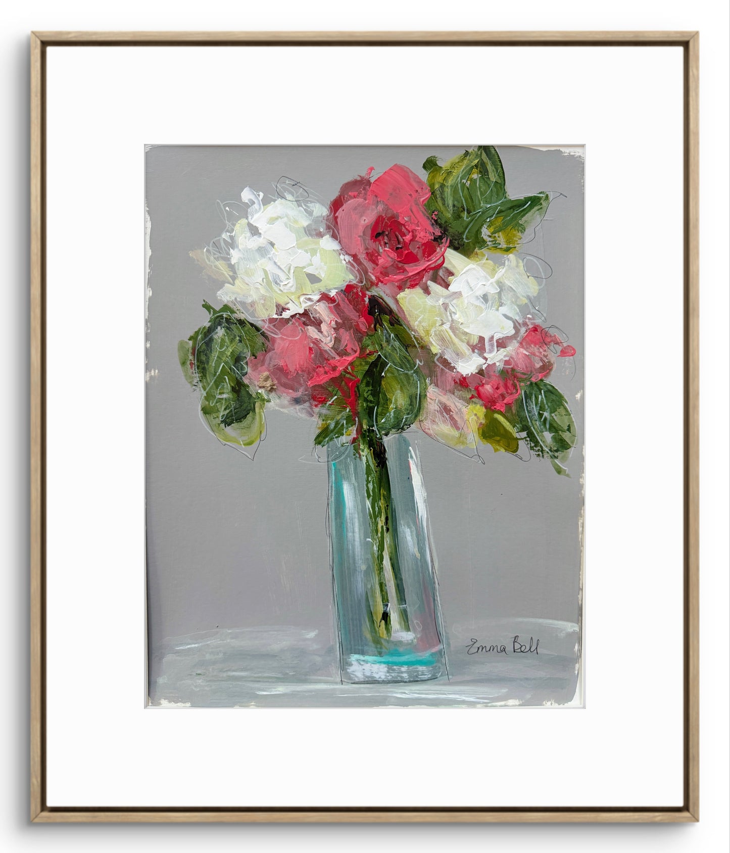 Roses and Hydrangeas 11x14