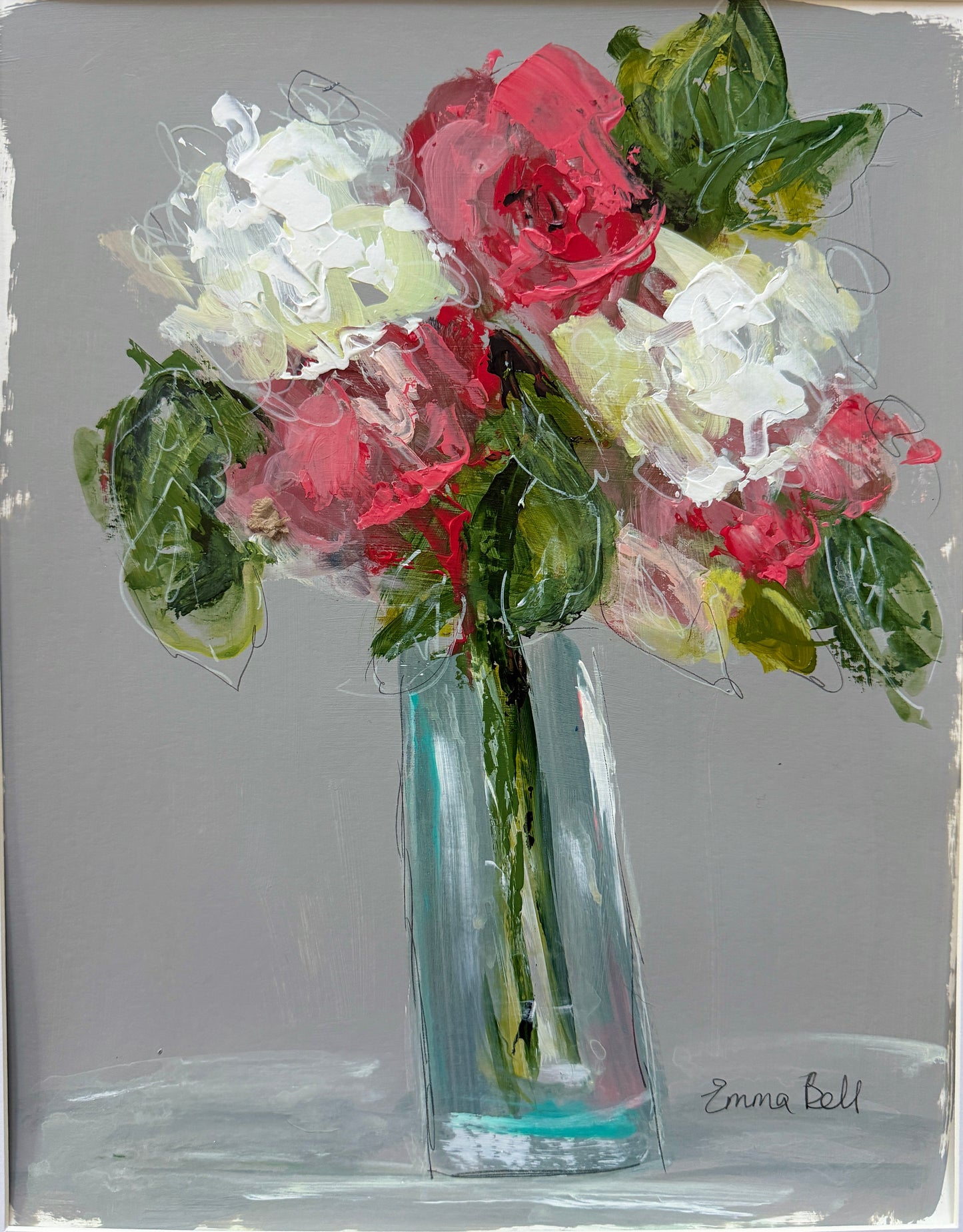 Roses and Hydrangeas 11x14