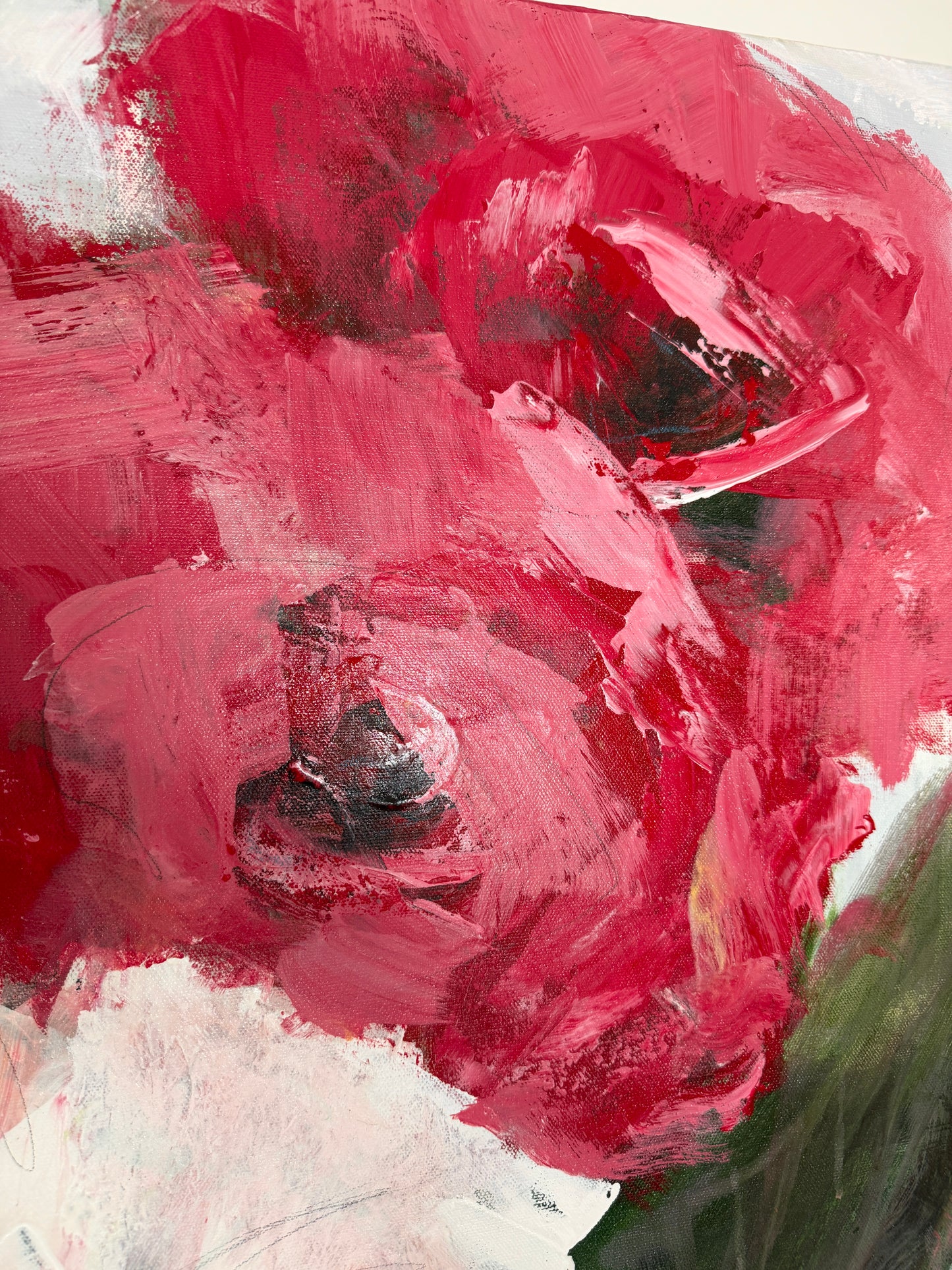 White Flower Posies 40”x40”
