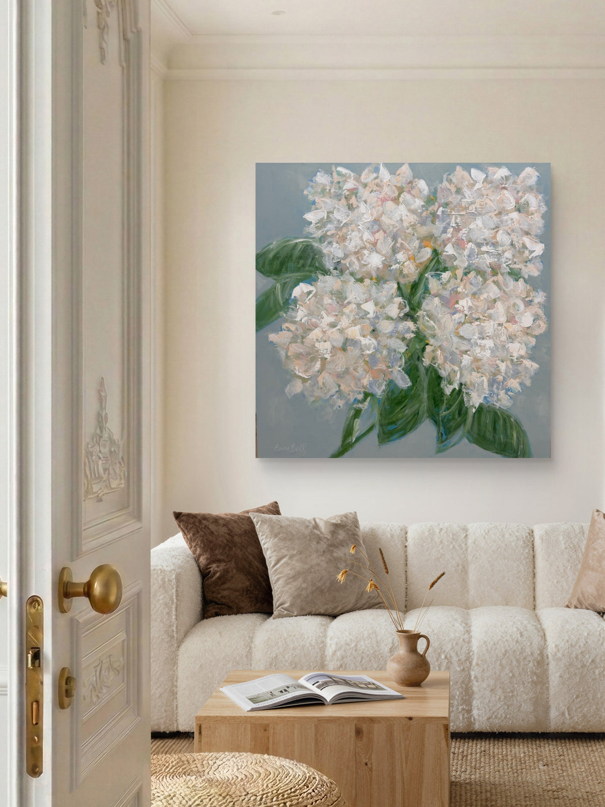 White Hydrangeas