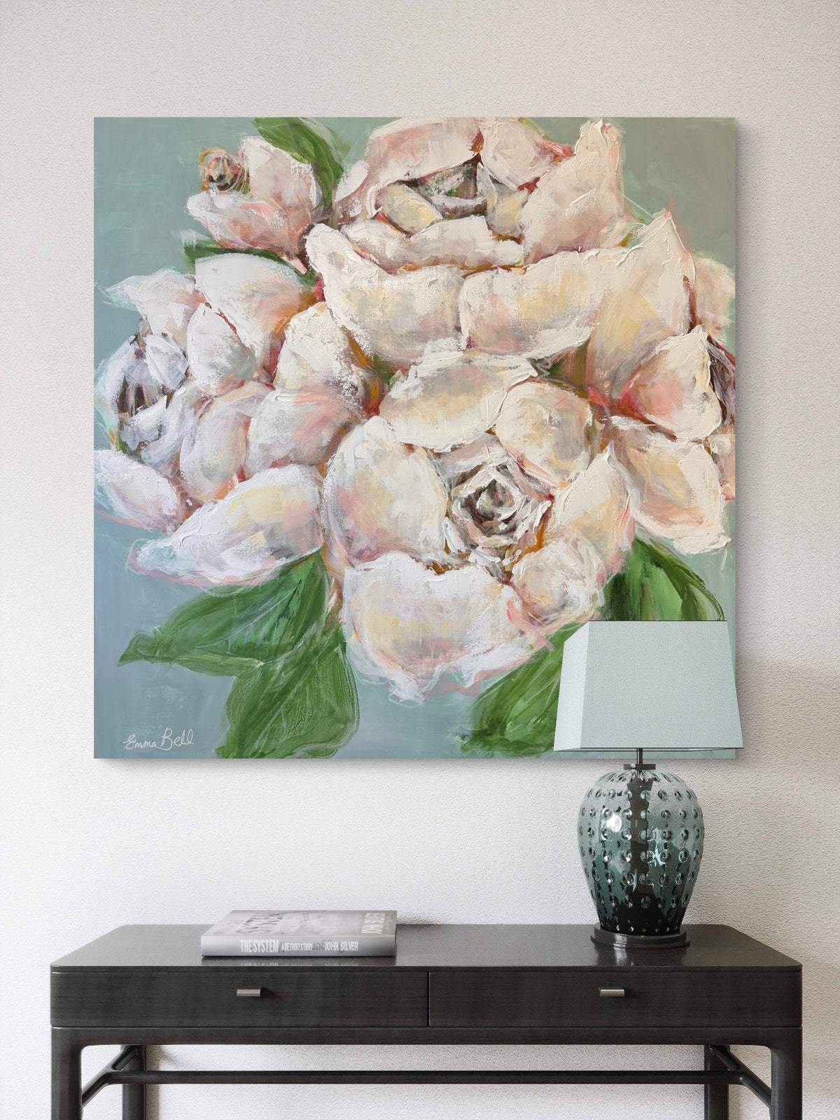 White Peony Bloom
