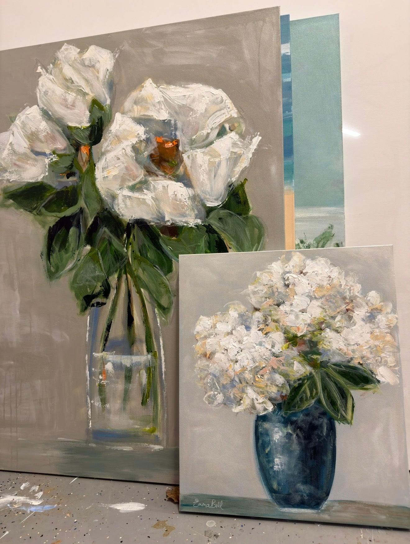 Pale Hydrangea Bloom