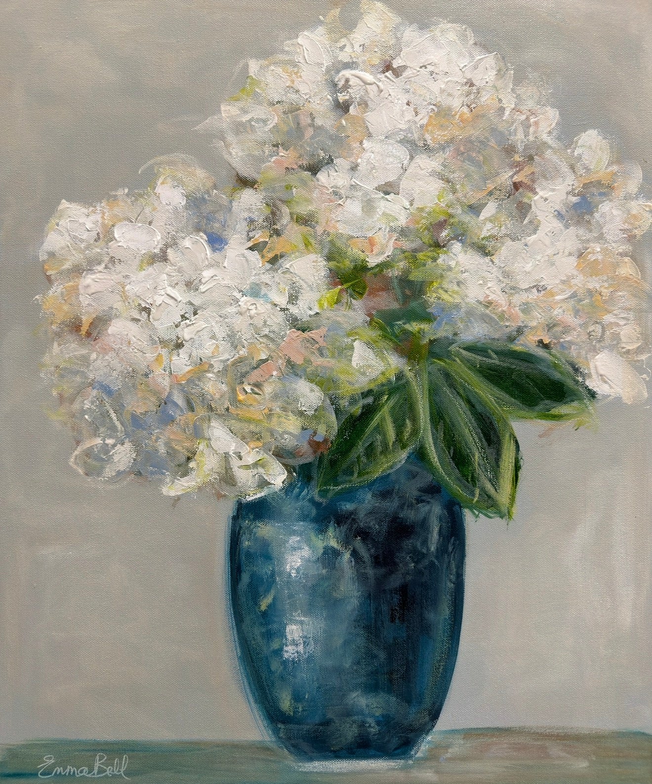 Pale Hydrangea Bloom