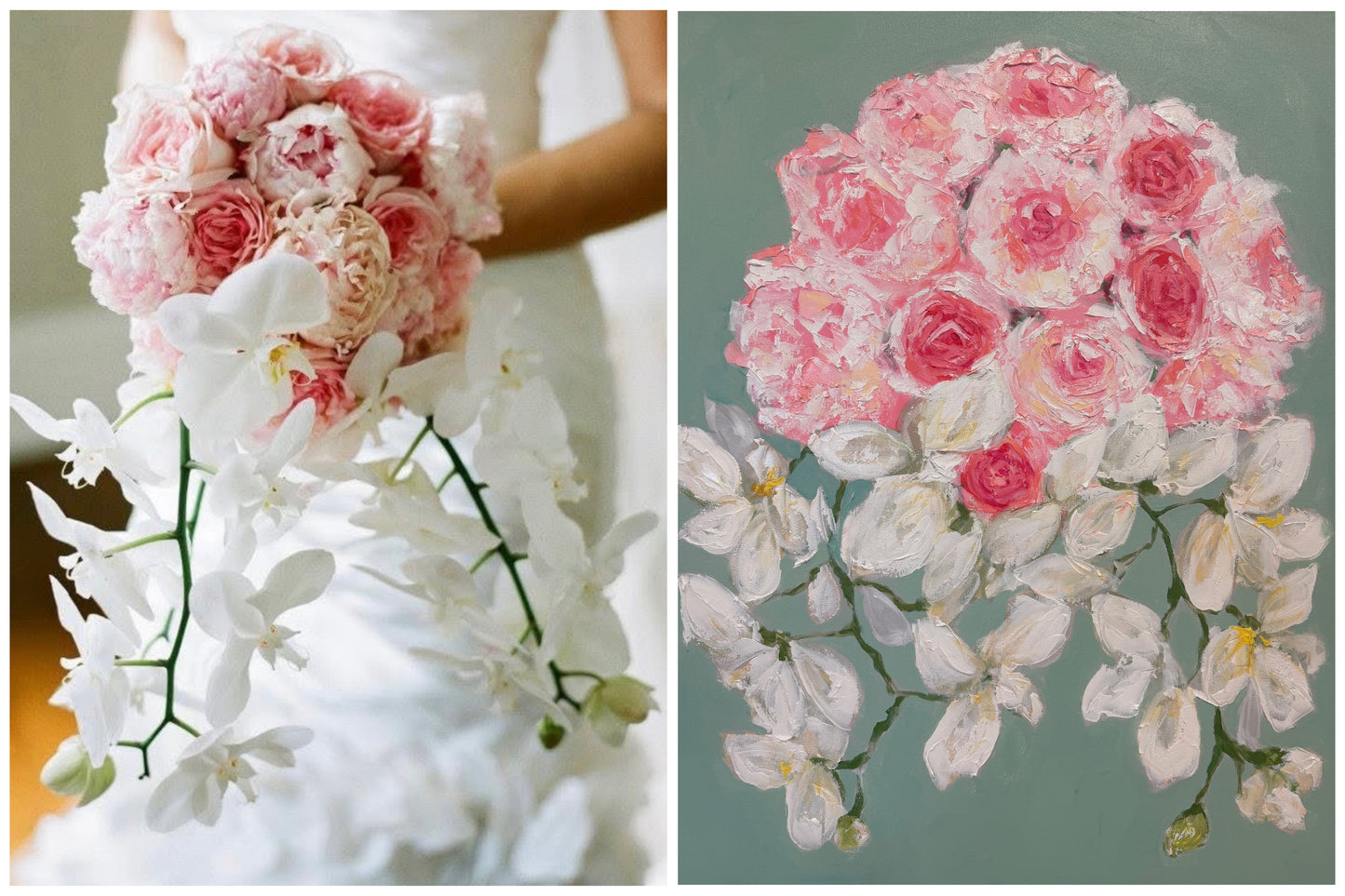 Wedding Bouquet Commission 30x24