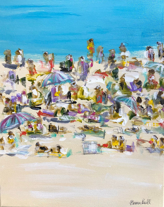 Crowds at the Beach