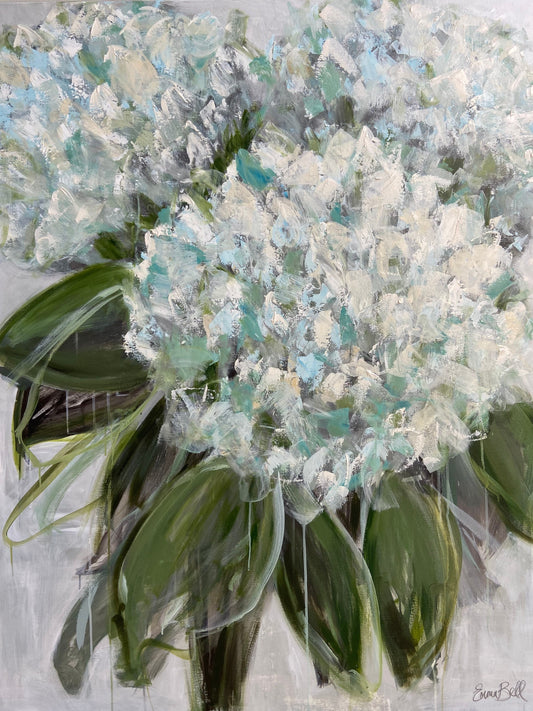 Muted Aqua Hydrangeas