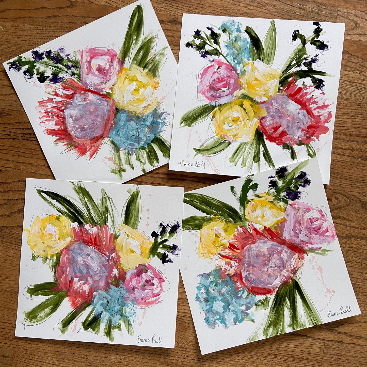 Small floral painting