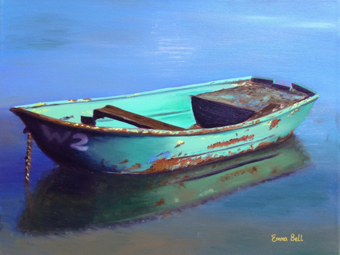Old Green Boat