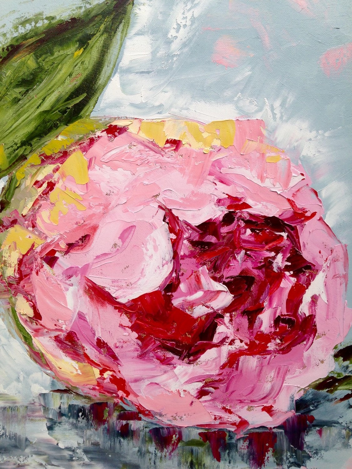 Two Pink Peonies